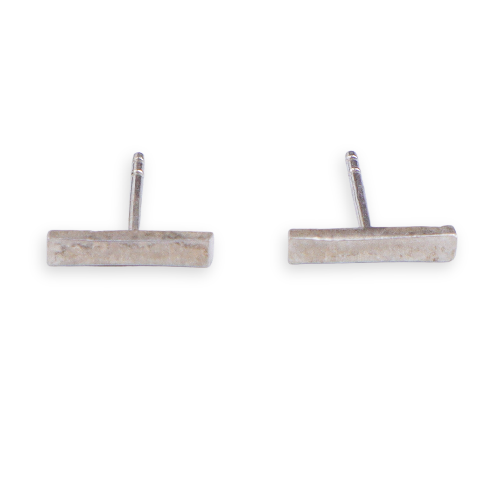 Tiny Silver Line Studs | 92.5 Silver