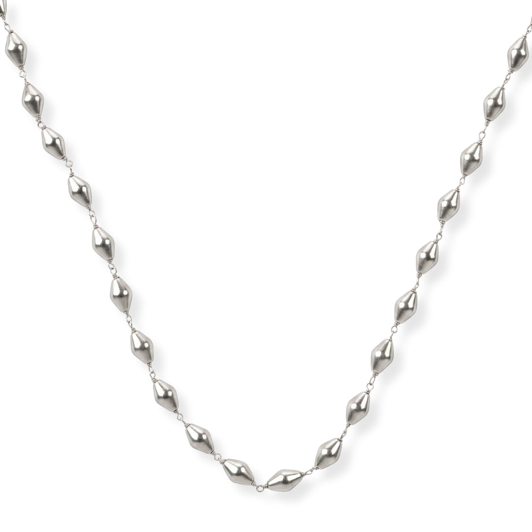 Dholki Bead Ganthan Necklace - Long