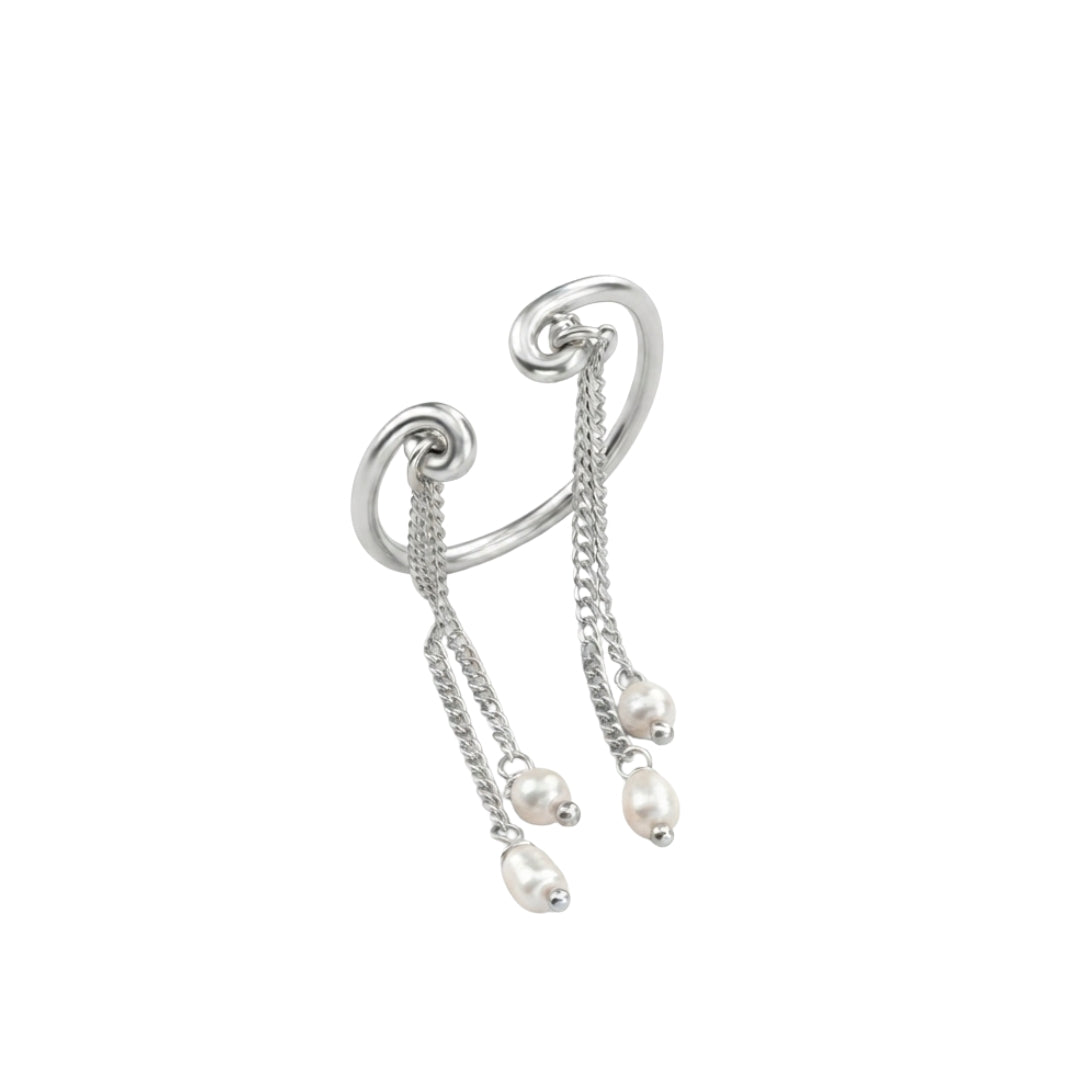 Chain & Pearl Ring (Project Handmade)