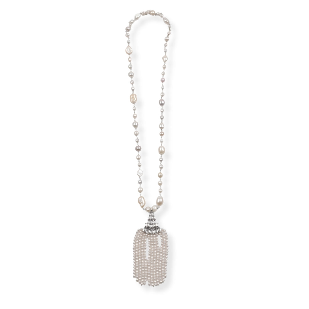 Luxe Necklace - Freshwater Pearls