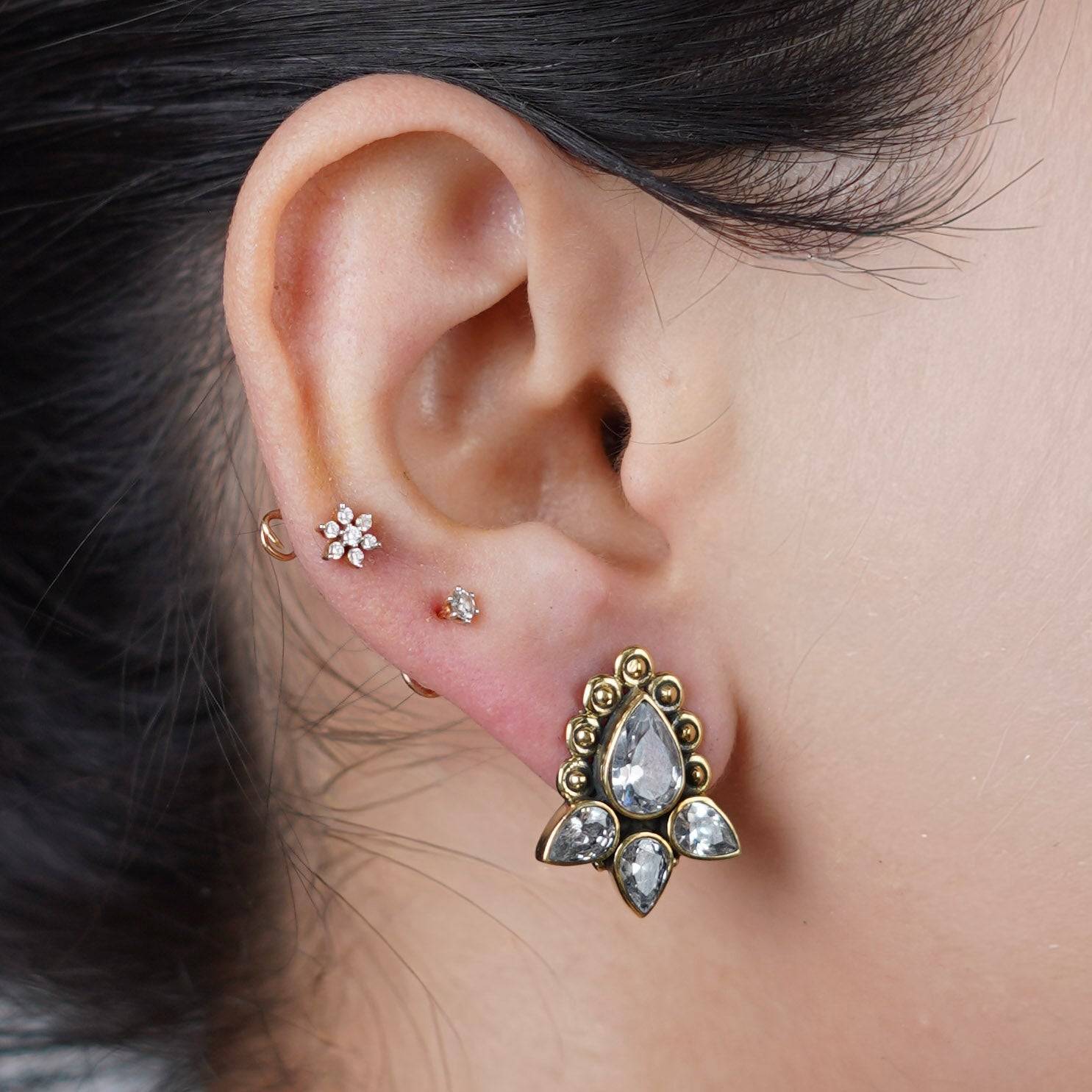 Brass Fashion Earrings