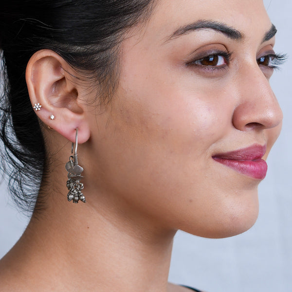 Antique Silver Earrings