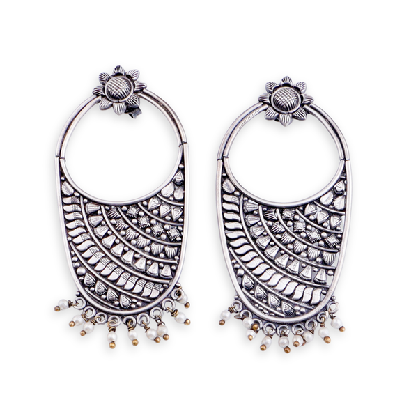 Chandbali ( Aalya ) | 92.5 silver | Size : Large