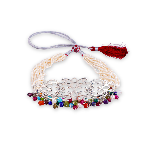 Nakshi Choker Necklace | 92.5 Sterling Silver