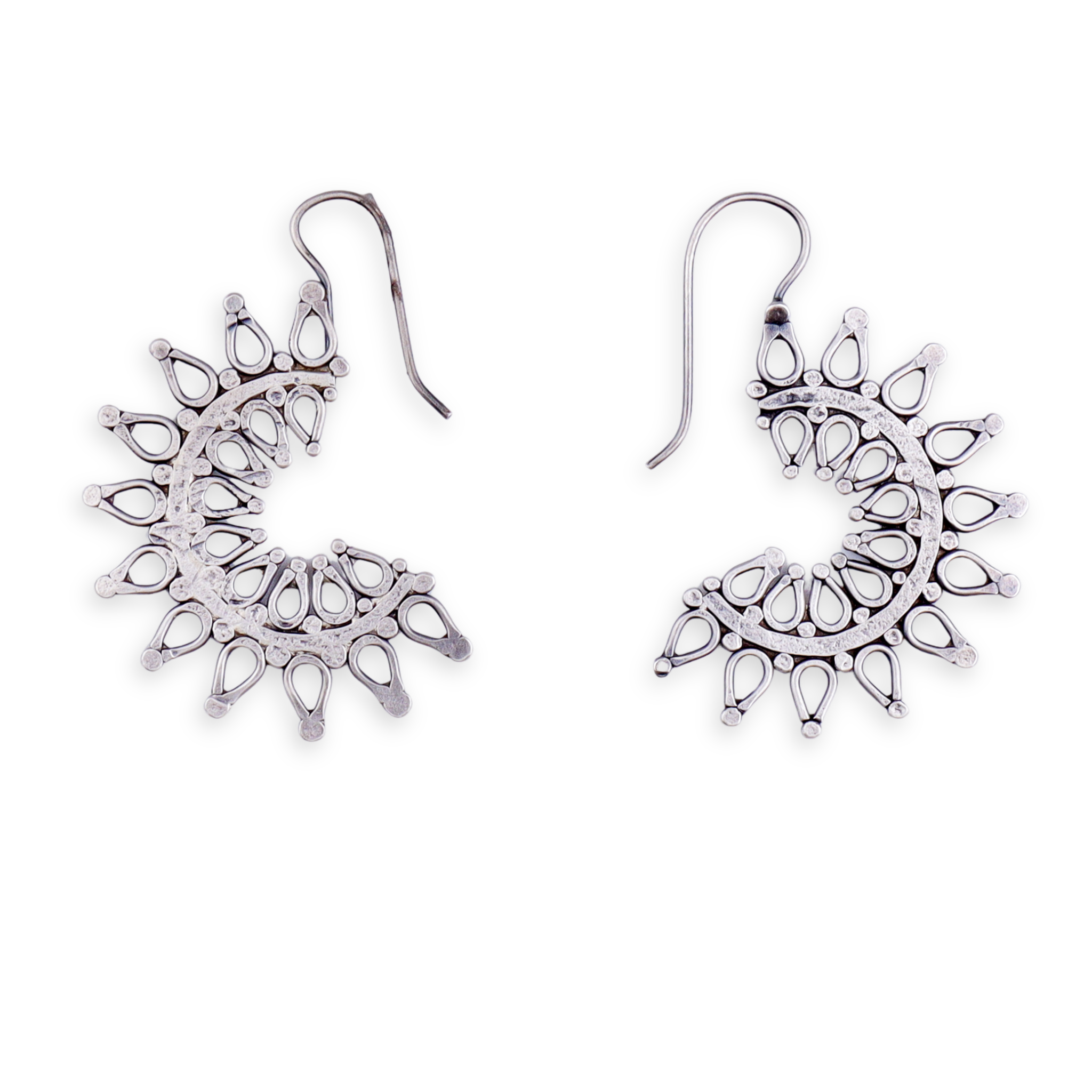 Ranphool (Wildflower) Hammered Earring - Small