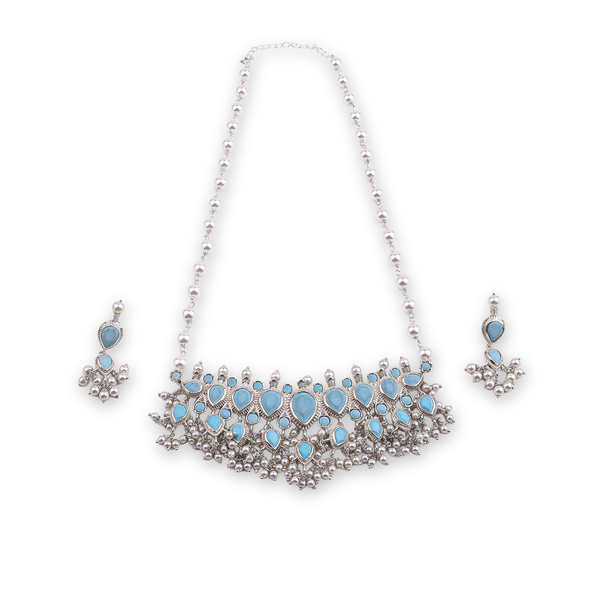 Turquoise Tanmani Set
