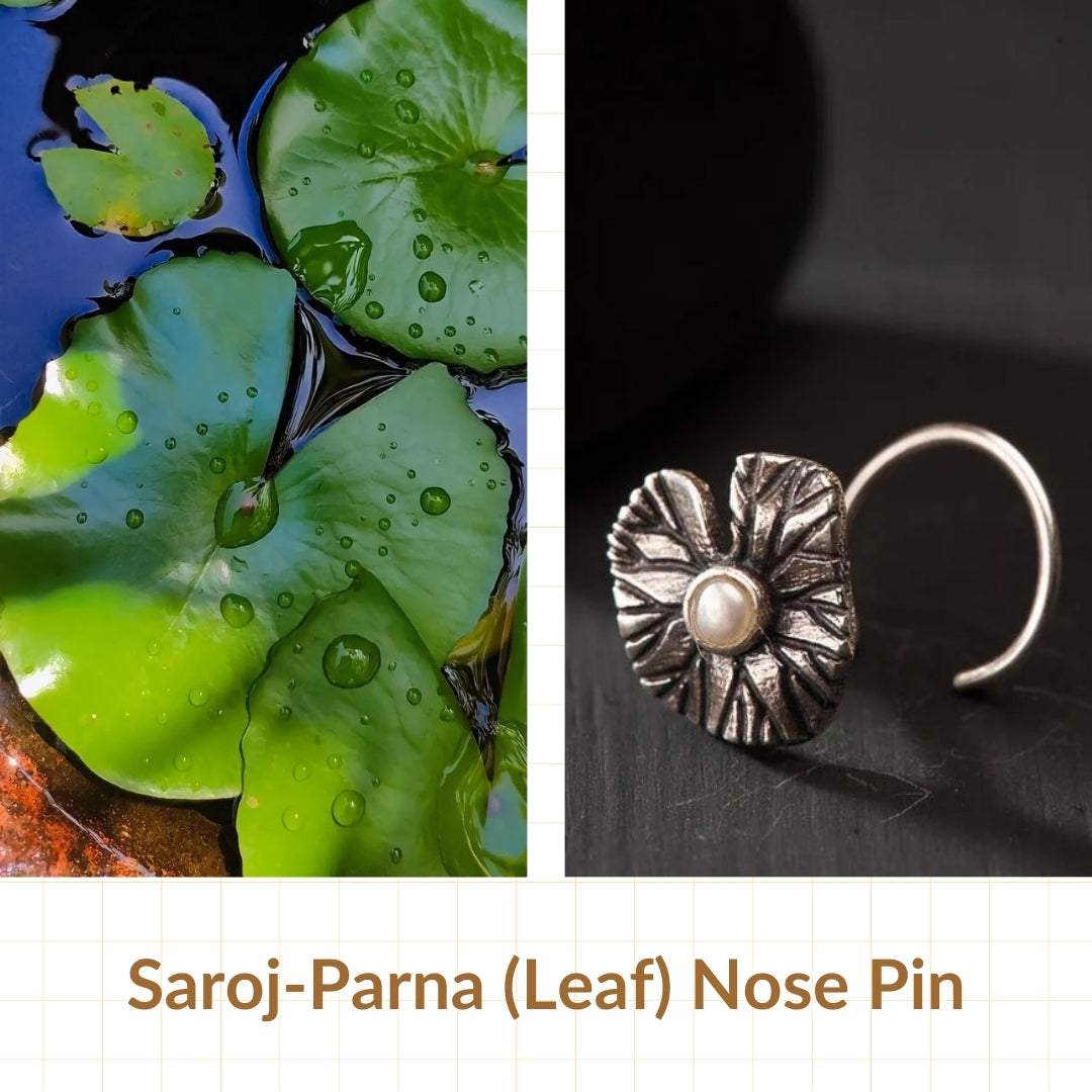 Silver Nosepin - Saroj Parna (Pierced)