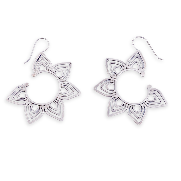 Kumudini ( Lily ) Hammered Earring