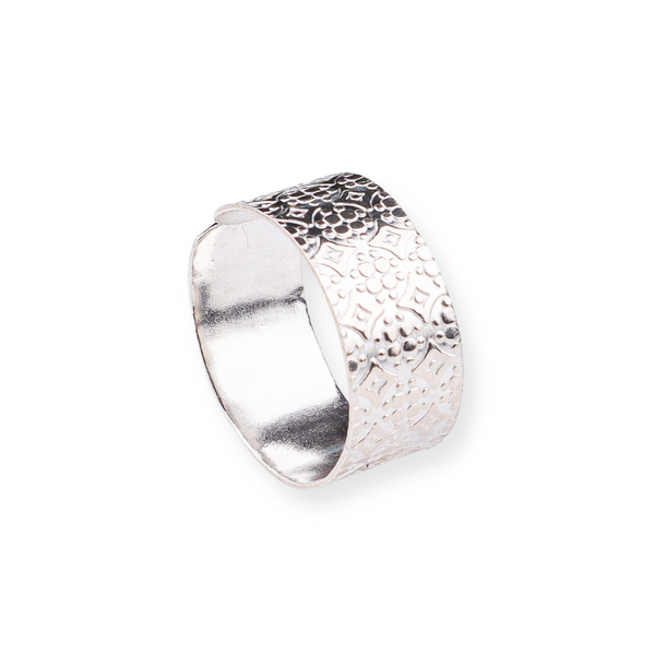 Unisex Textured Ring
