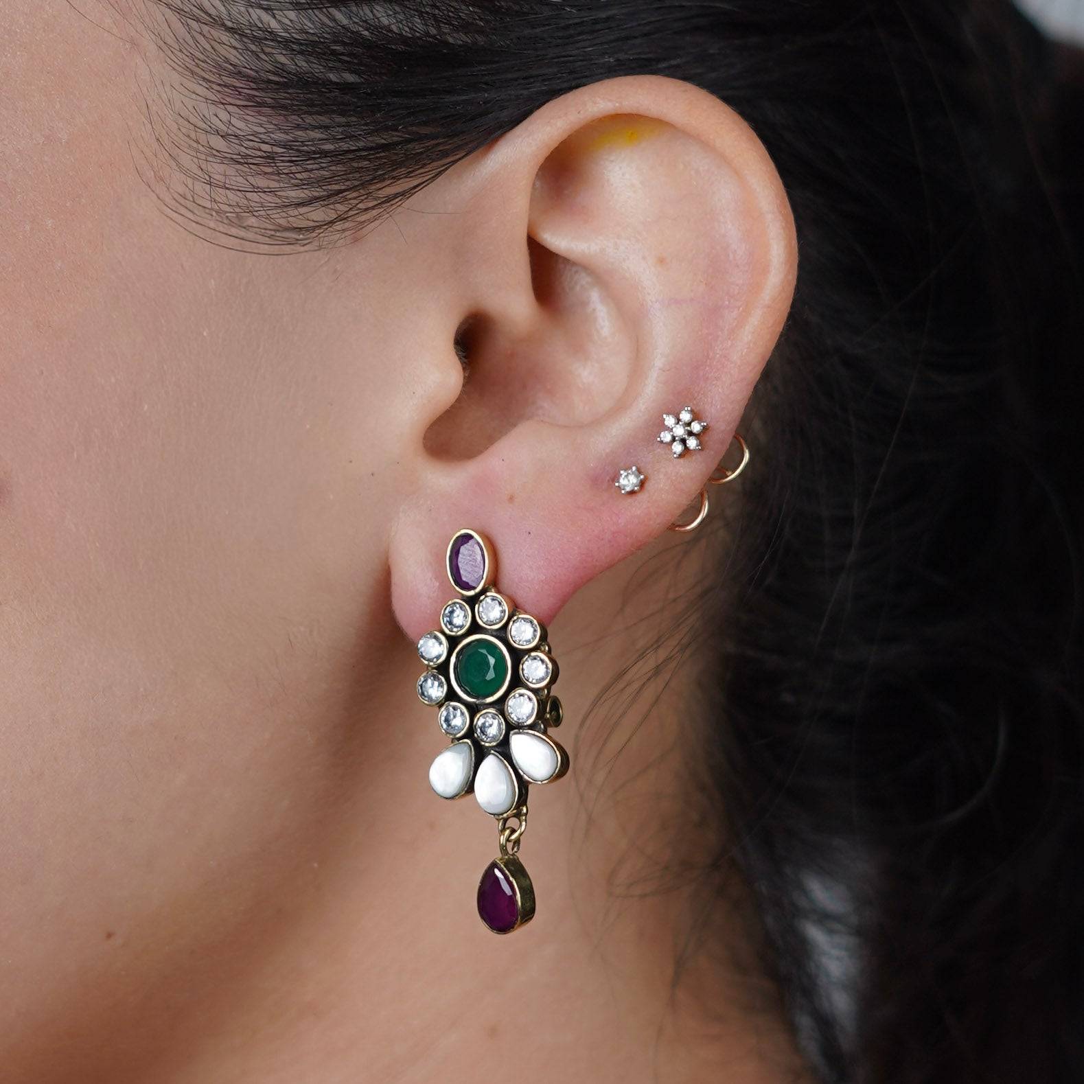 Brass Fashion Earrings