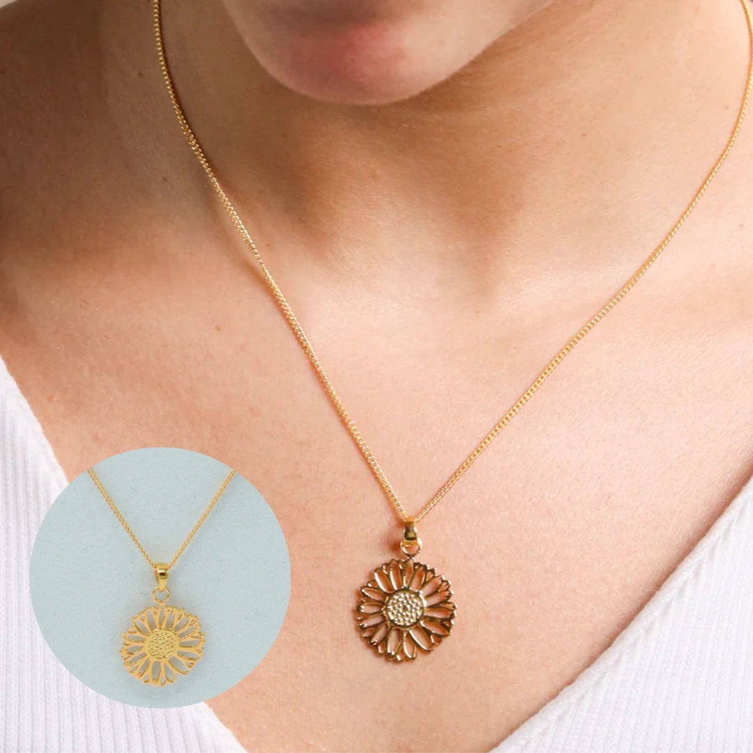Gulbahaar Charm Necklace (Gold Plated)