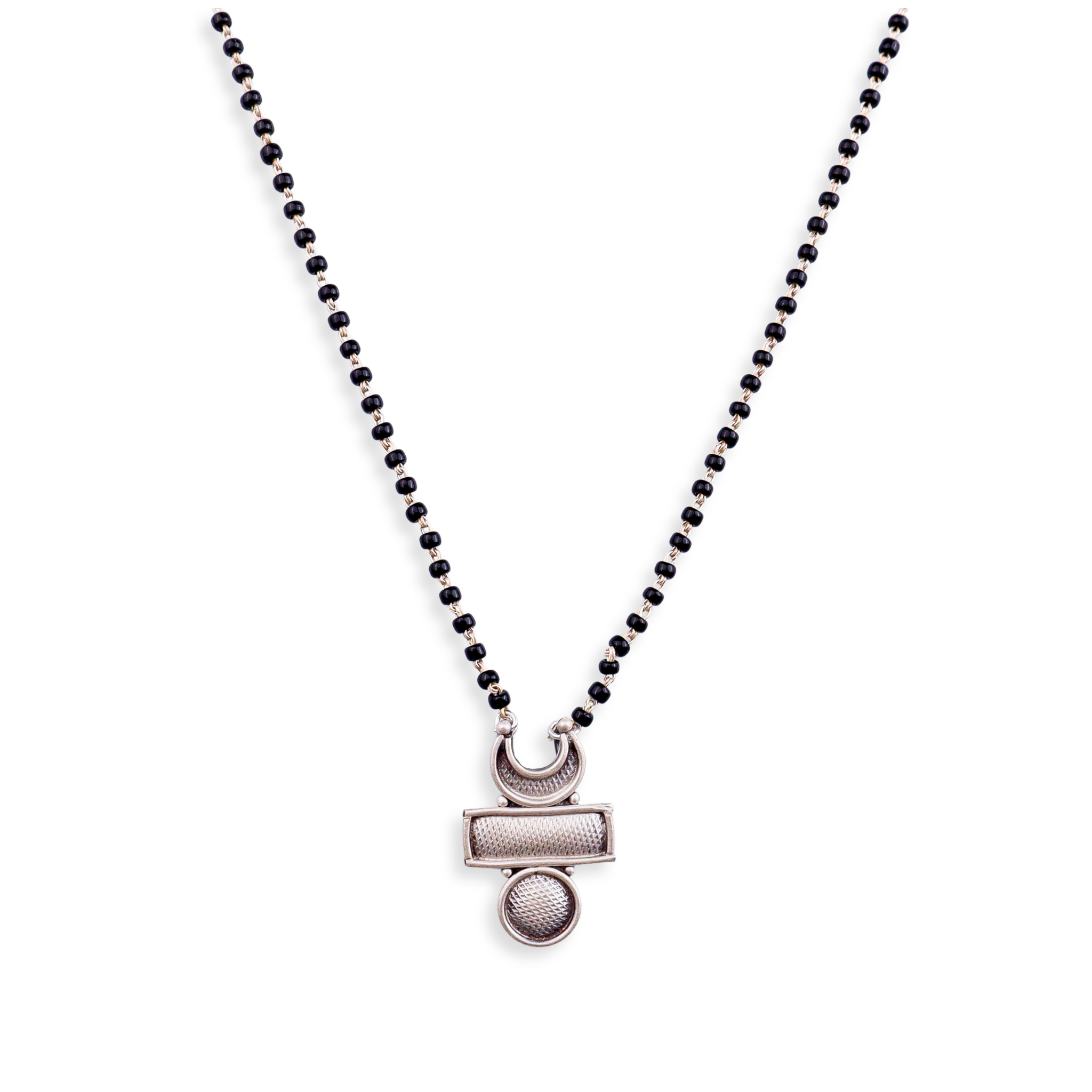 Maharashtrian Chandrakor Tikli Mangalsutra | 92.5 Silver