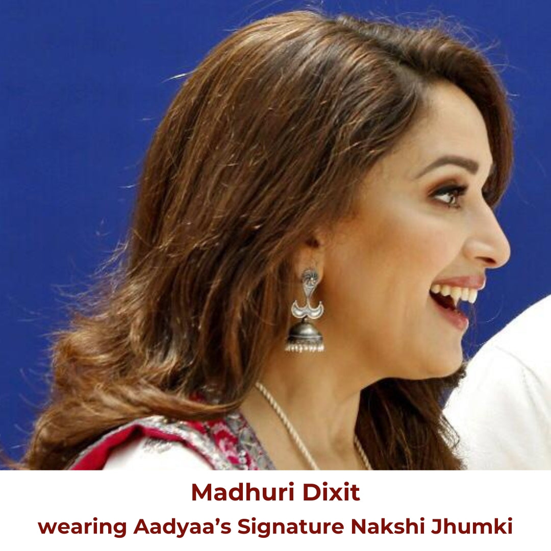 Signature Nakshi Jhumki - The "Total Dhamal"Madhuri Dixit Fame !