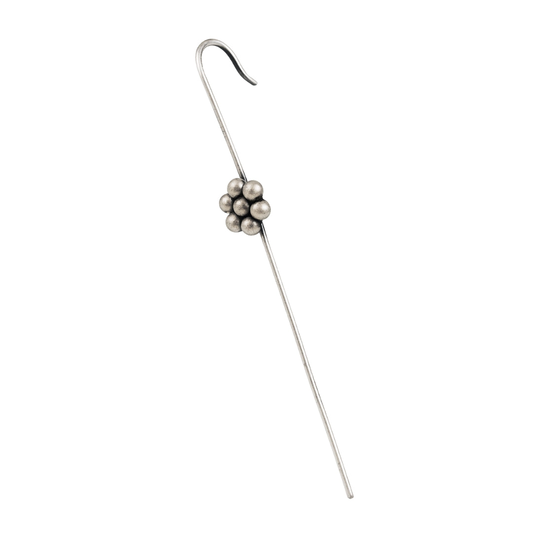 Silver Kudi Motif Single Earcuff