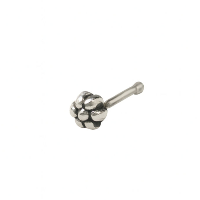 Silver Tiny Kudi Nose Pin