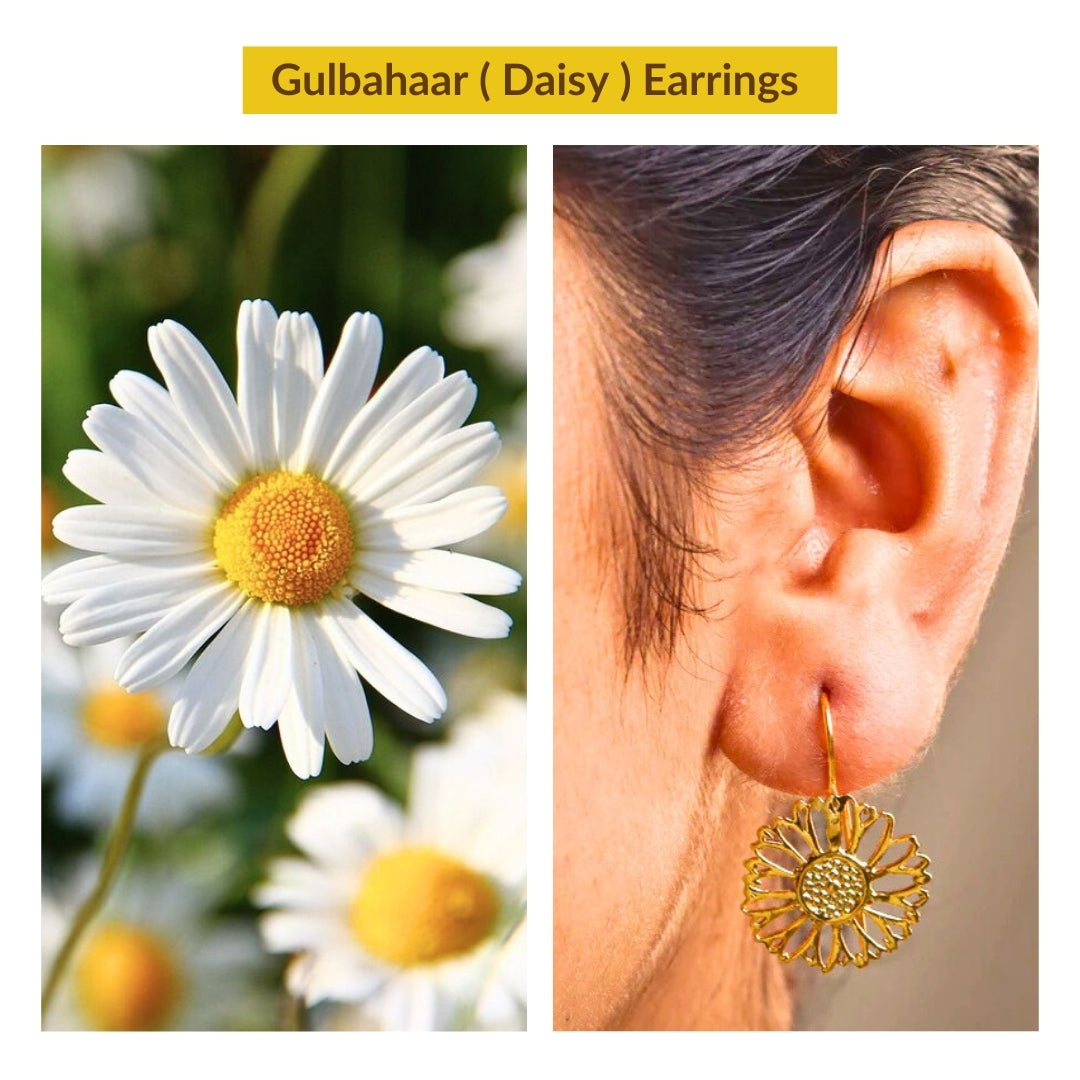 Gulbahaar Earrings |  92.5 Silver | 22K Gold Plated