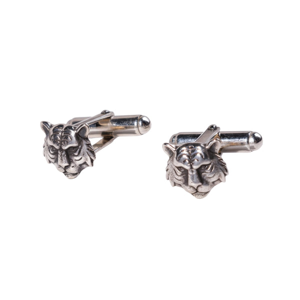 Silver Tiger Cufflinks