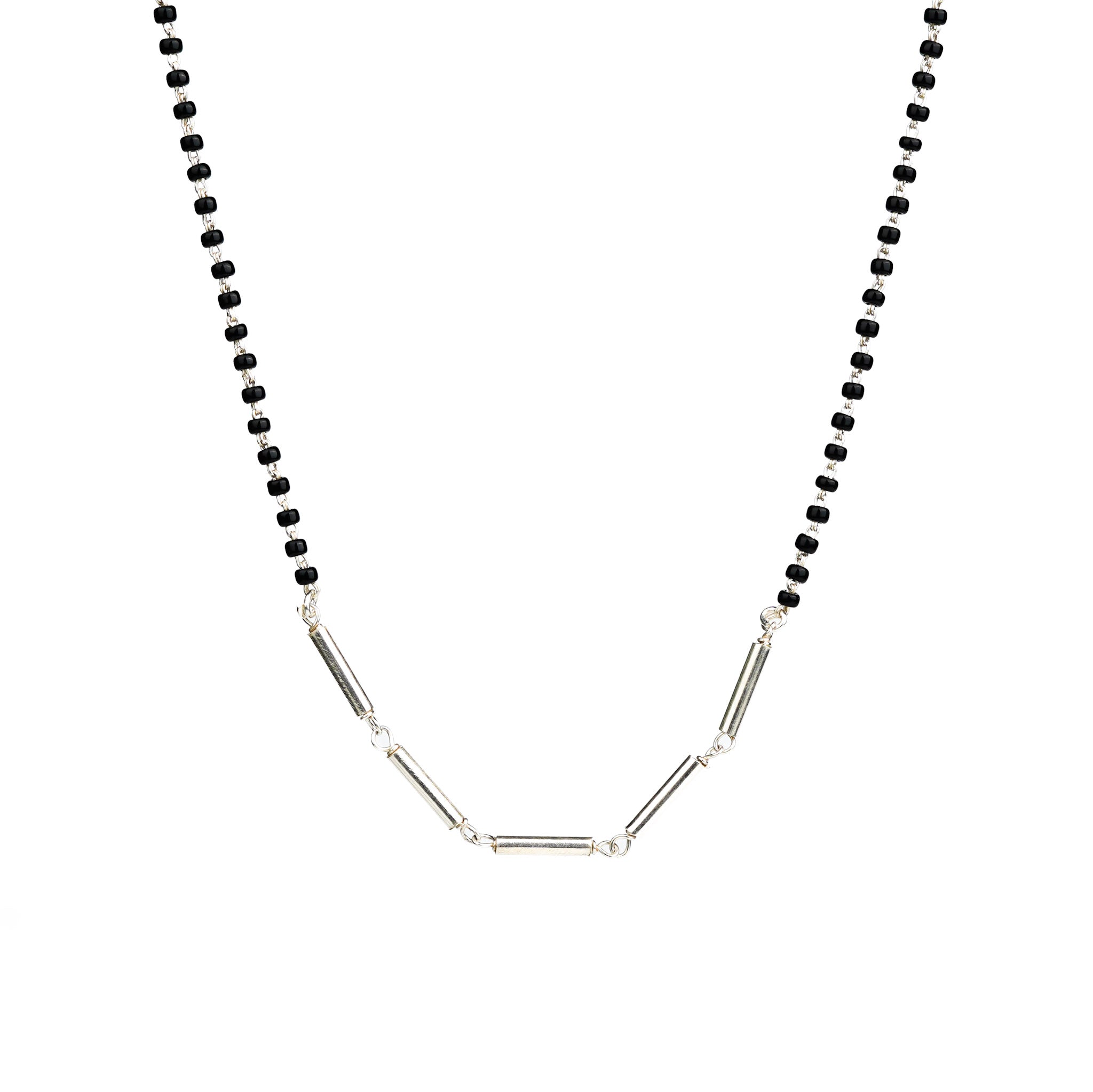 Silver Pipes Mangalsutra