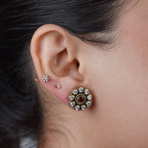 Brass Fashion Earrings