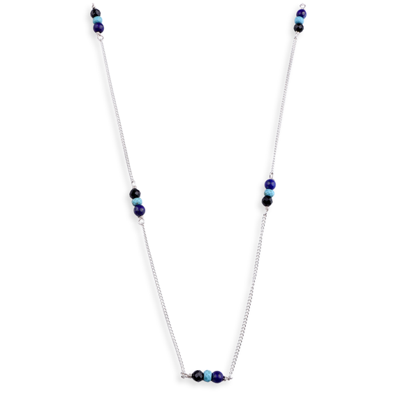 Silver Chain Necklace (Evil Eye)