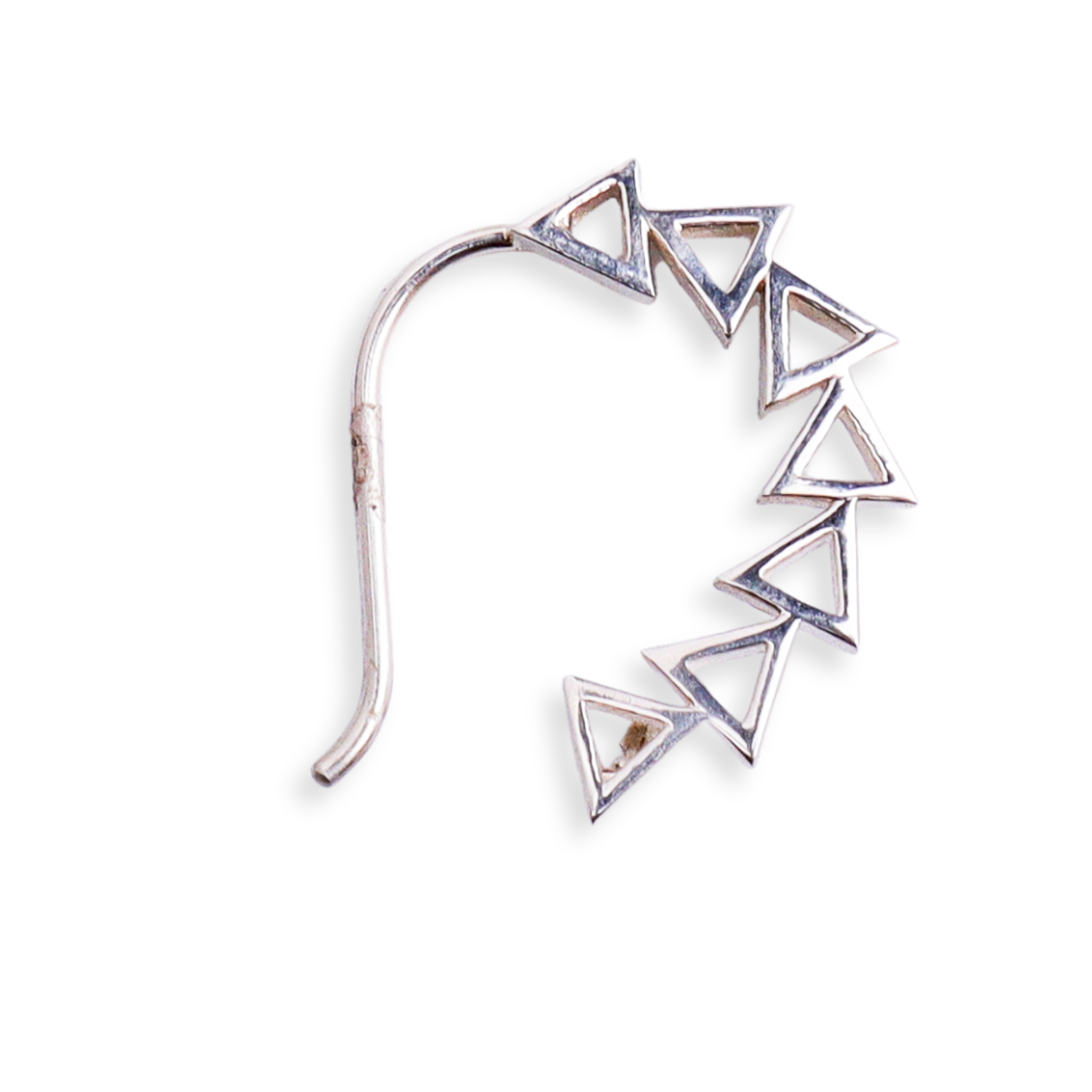 Triangle Line Nath (Left, Pierced)