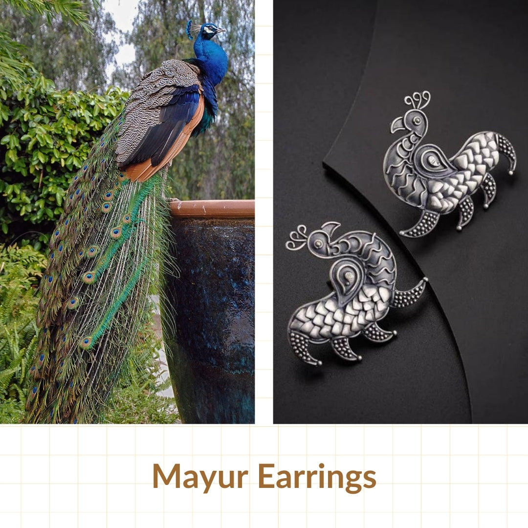 Mayur Earrings: Small