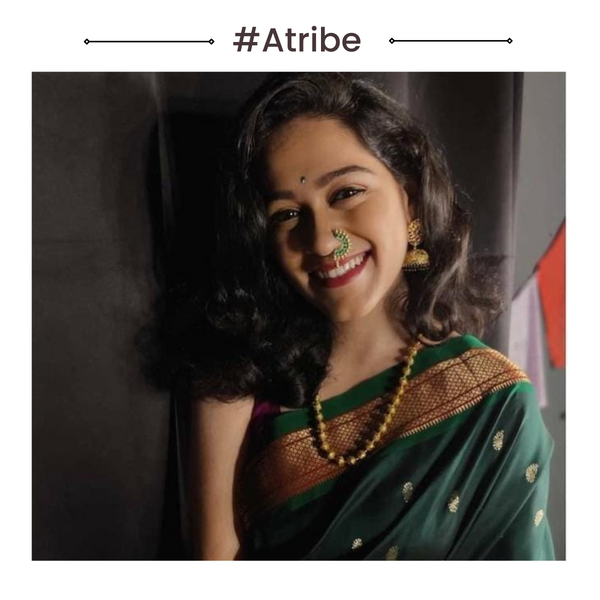 Karwar Nath : Green  (Left, Pierced) |  92.5 Silver | 22K Gold Plated