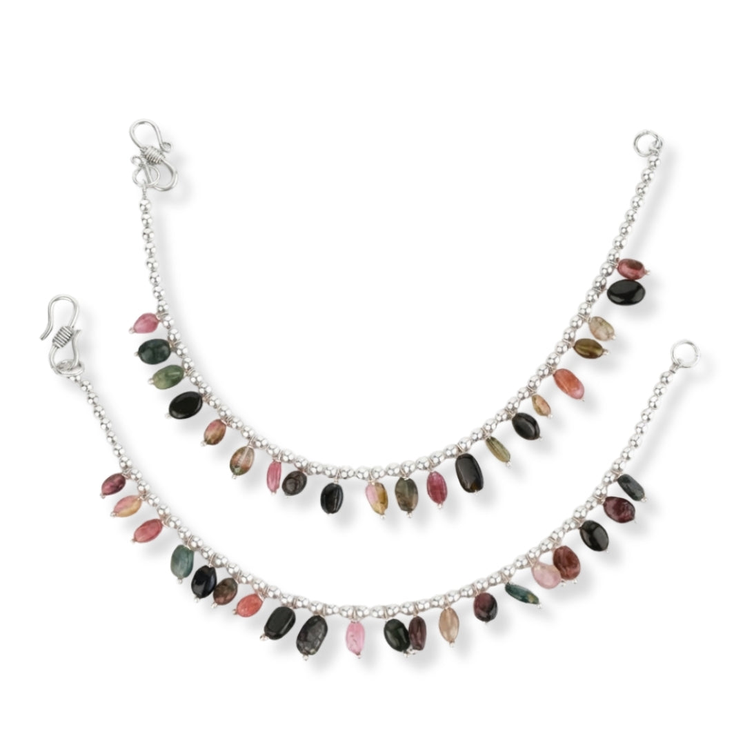 Pearls and Tourmaline Silver Vel (Project Handmade)