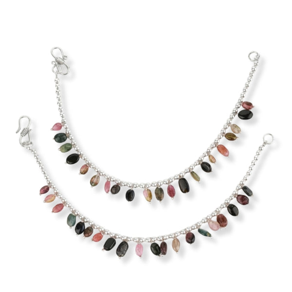 Pearls and Tourmaline Silver Vel (Project Handmade)