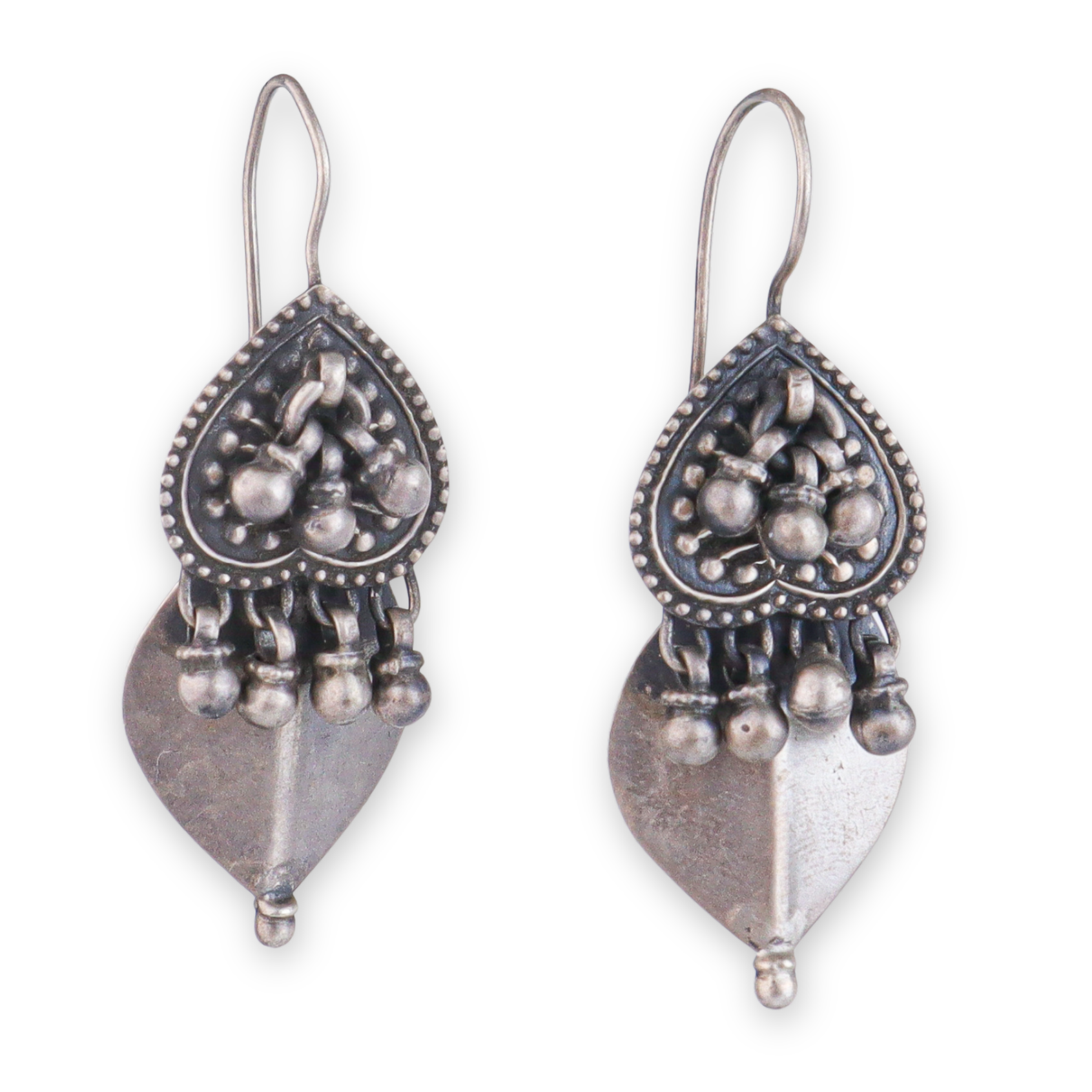 Antique Silver Earrings