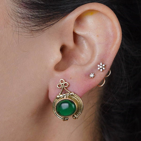 Brass Fashion Earrings