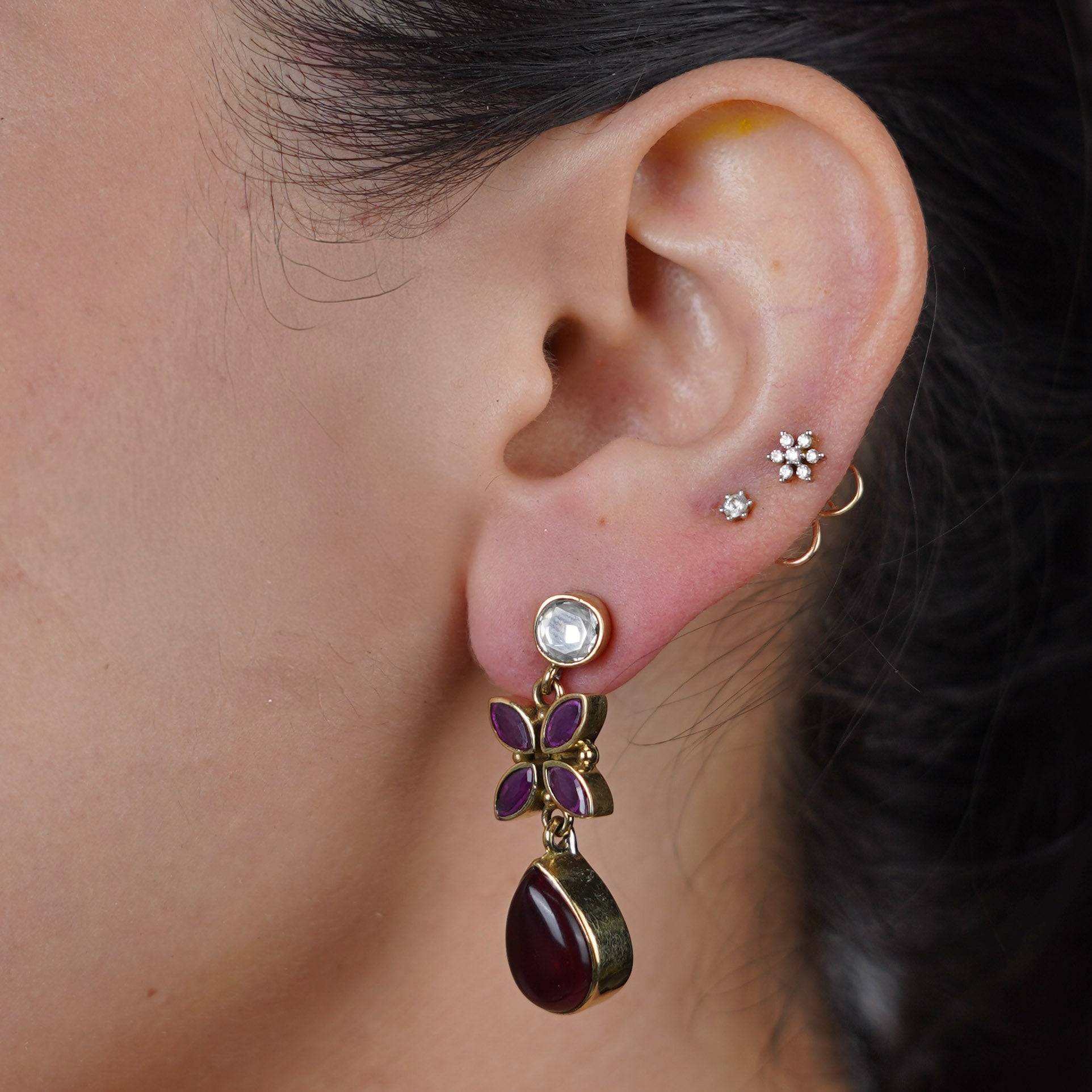 Brass Fashion Earrings