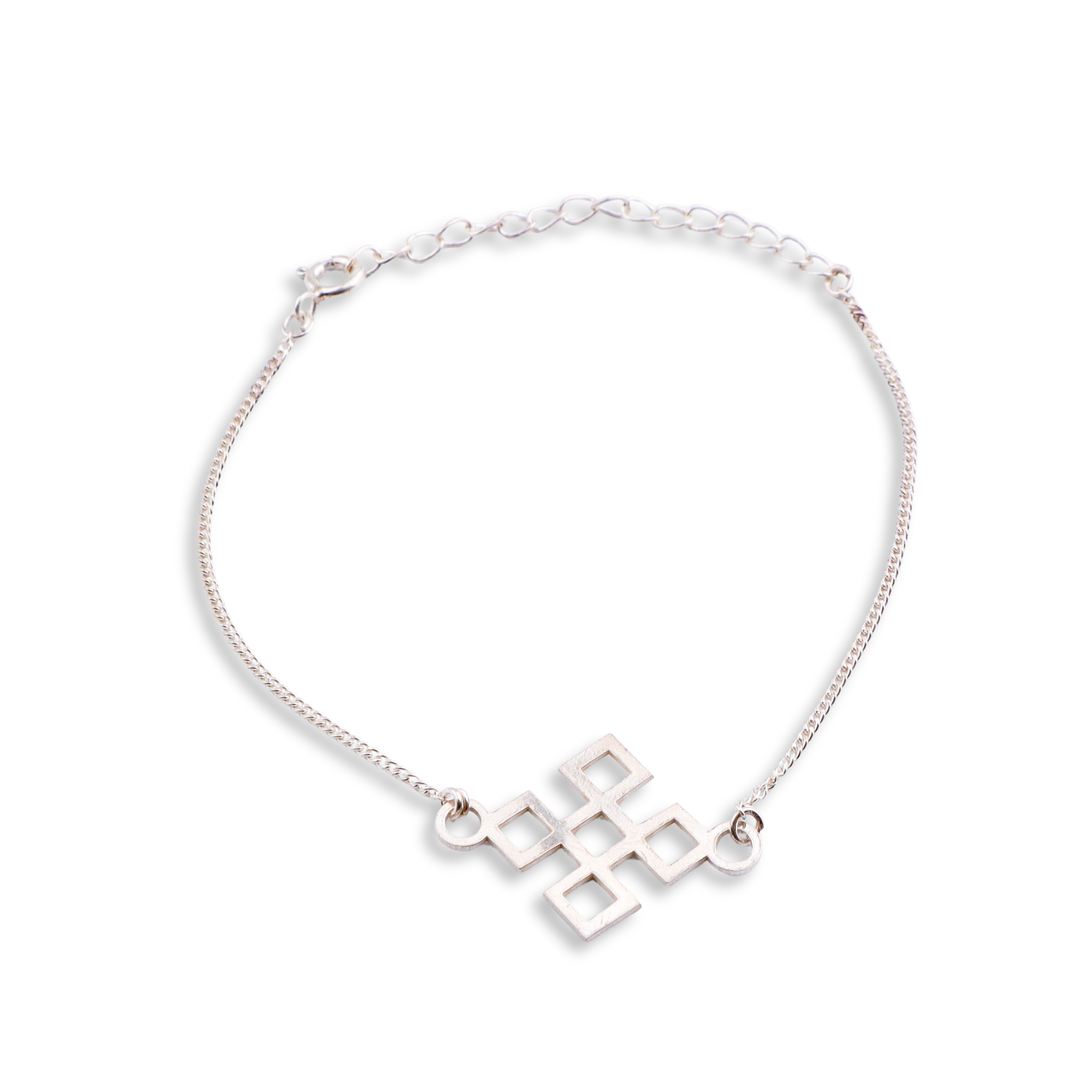 Silver Laser Cut Bracelet