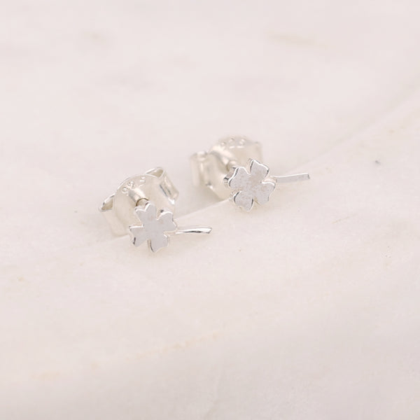 Silver Clover Leaf Stud | 92.5 Silver