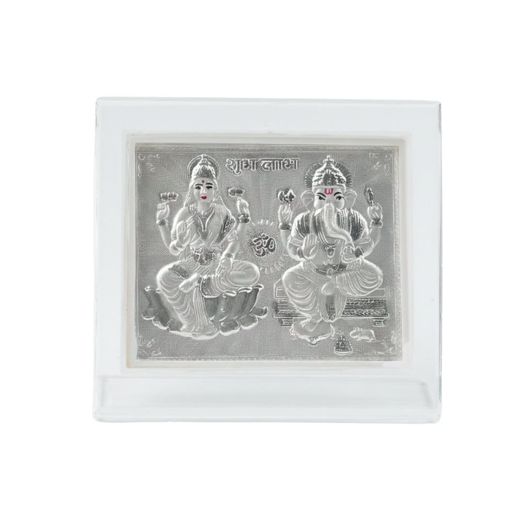 Lakshmi Ganesh Frame | 92.5 Silver