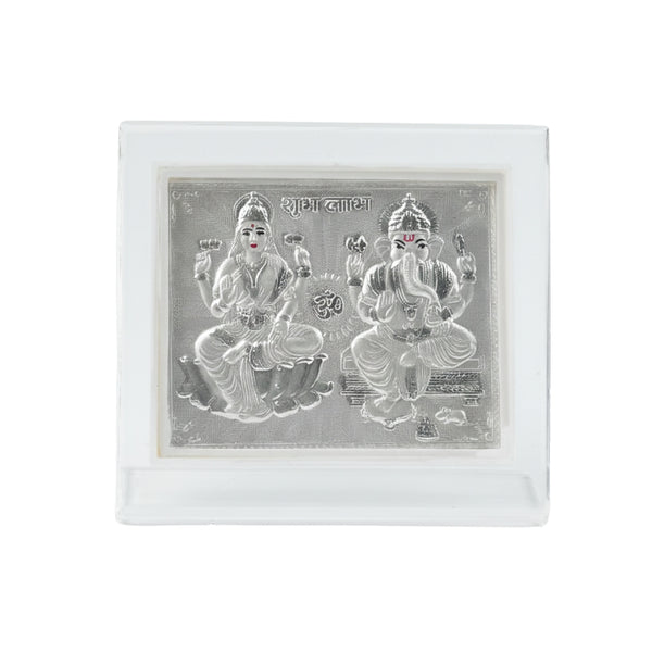 Lakshmi Ganesh Frame | 92.5 Silver