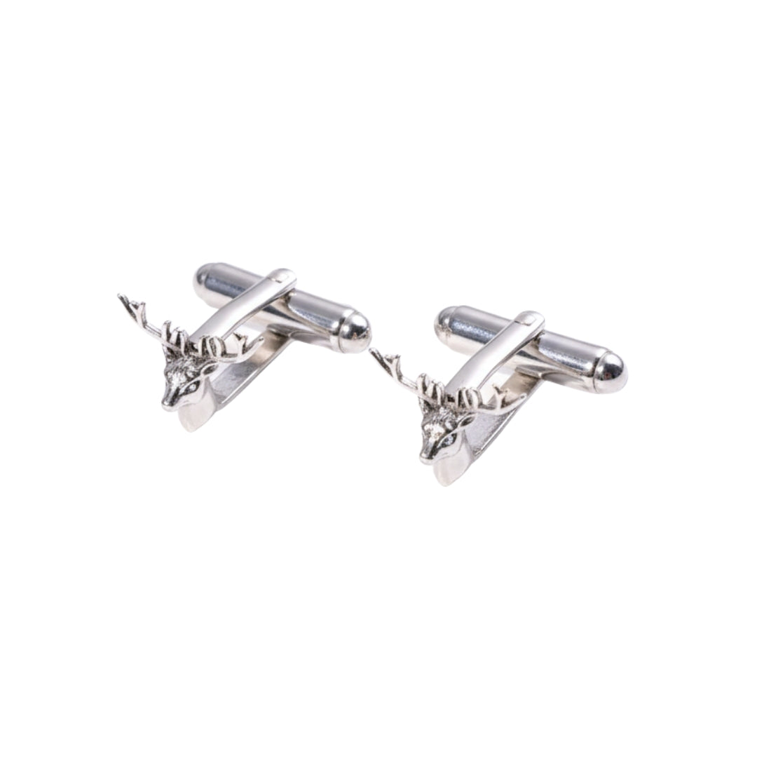Silver Deer Cufflinks