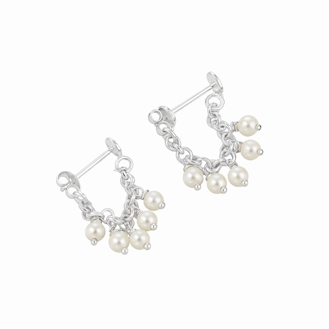 Pearl Trinkets: Dainty Pearl Earrings