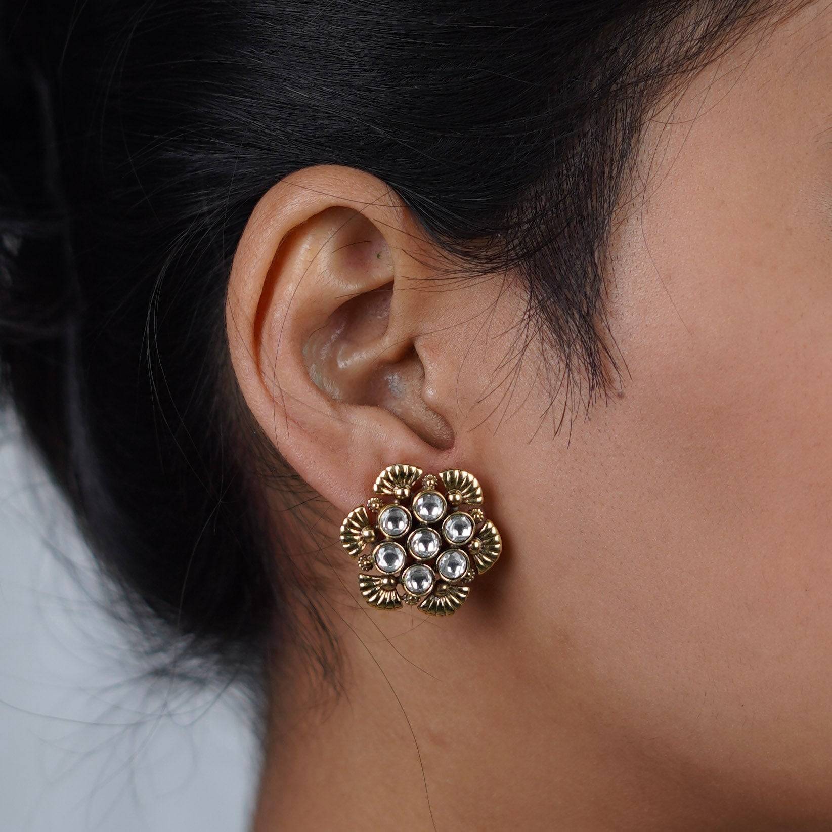 Brass Fashion Earrings