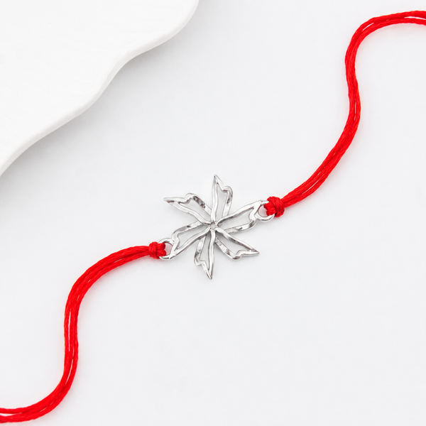 Handmade Silver Rakhi: Prajakta