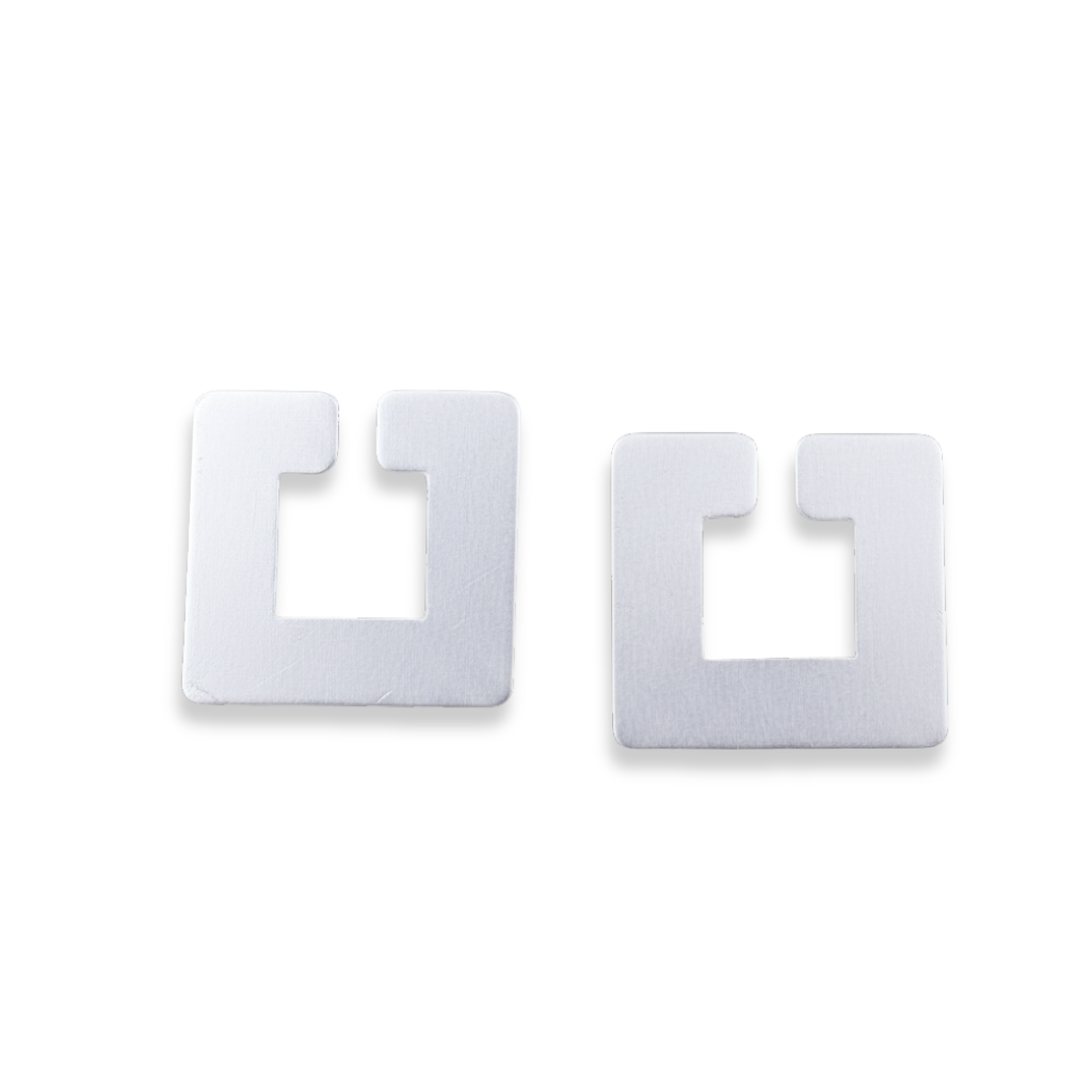 Geometric Square Earrings