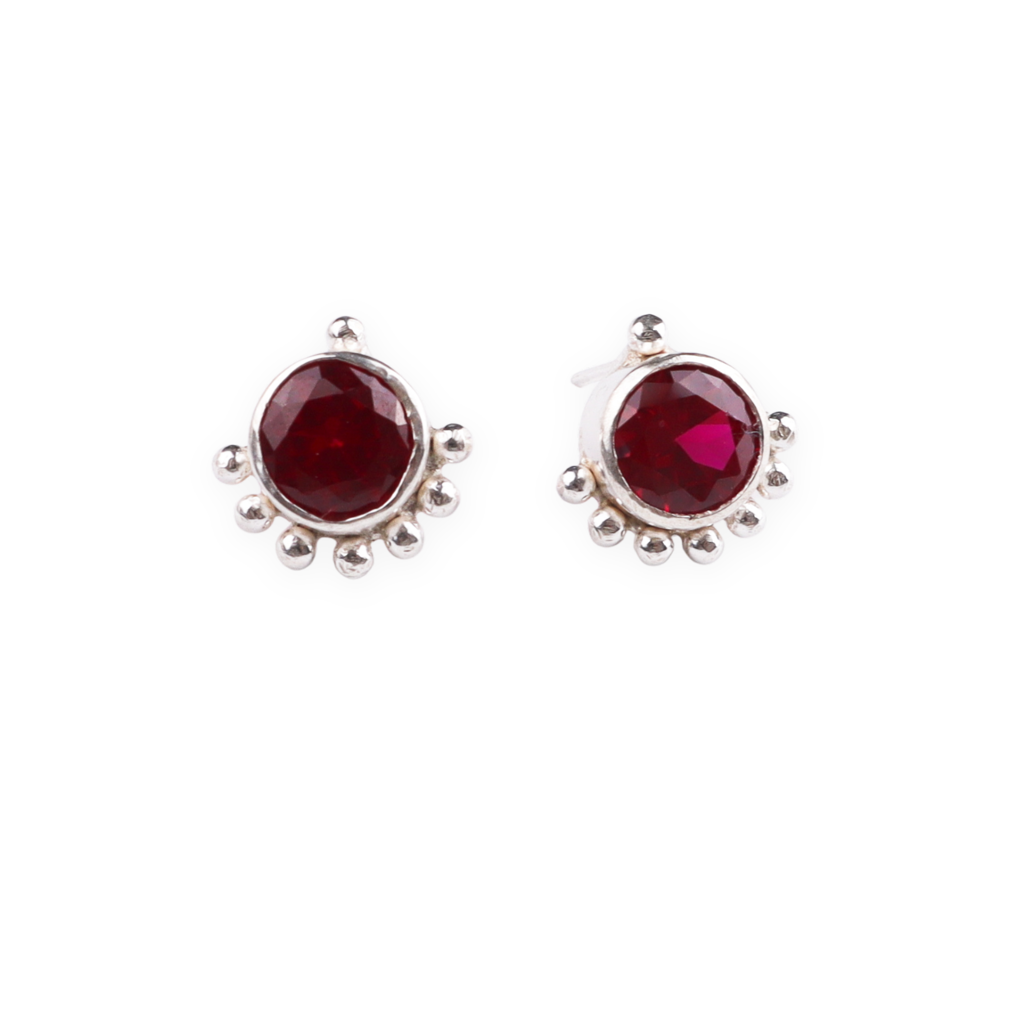 Pink CZ Stud | 92.5 Silver