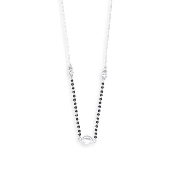 Oval Cluster CZ Mangalsutra