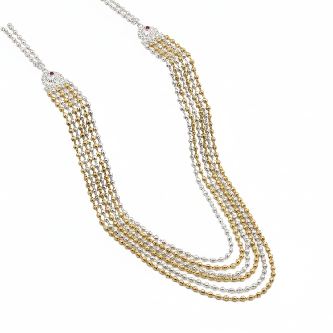 हरपर रेवडी माला (Harpar Revdi Mala) 6 Layered Necklace