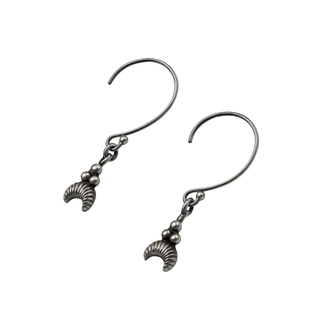 Silver Chandrakor Dangler earring