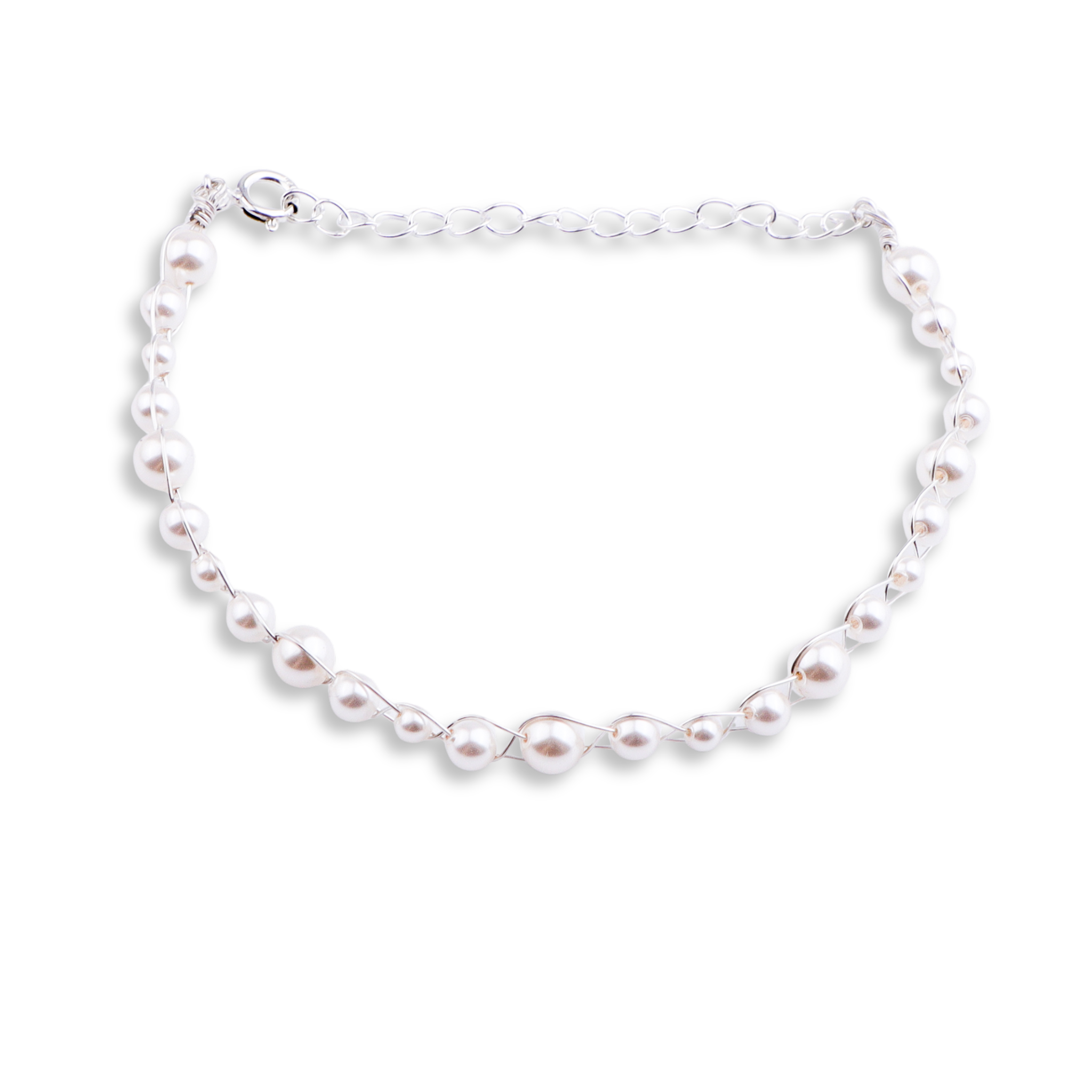 Pearl Wire Wrapped Bracelet