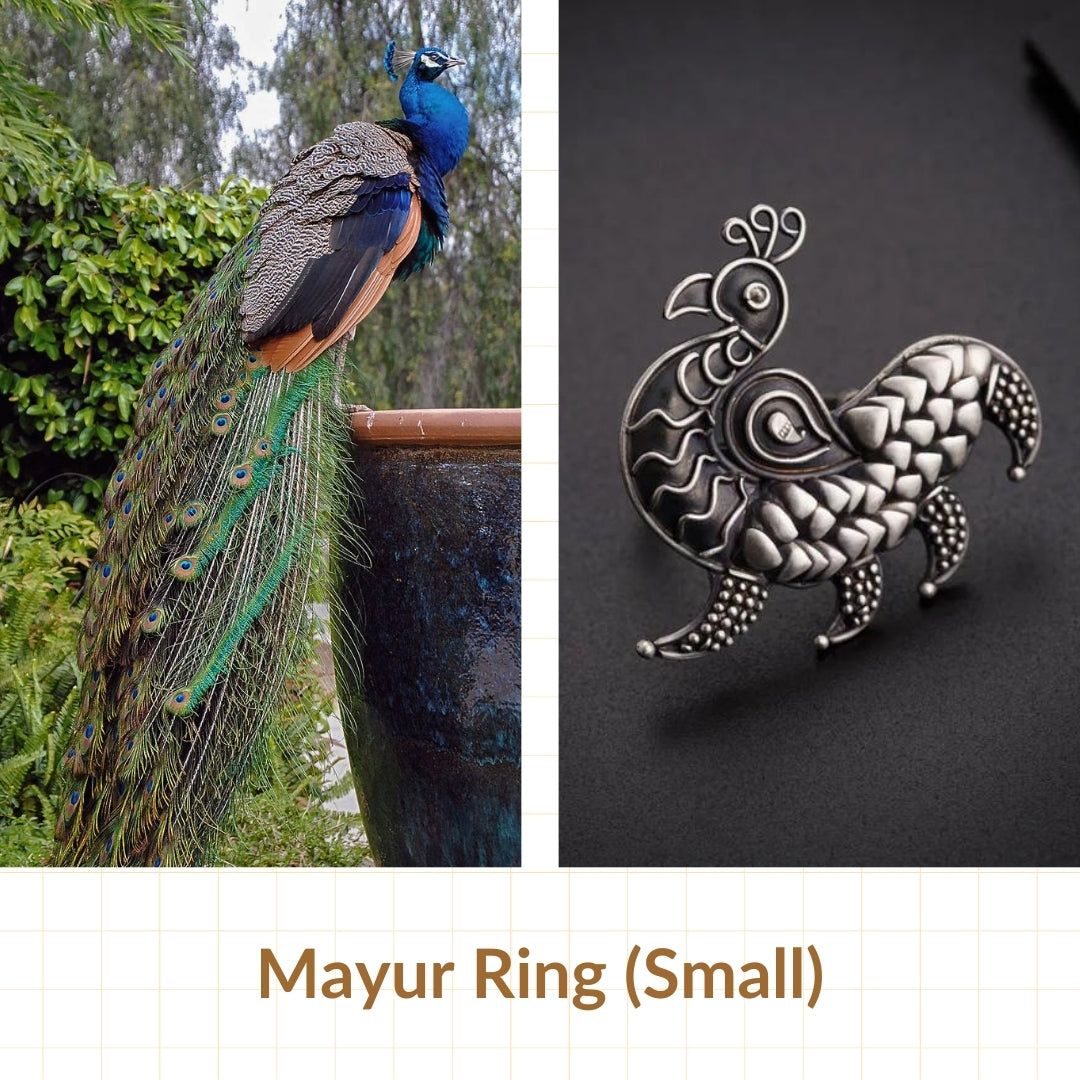 Mayur Ring: Small (Adjustable)