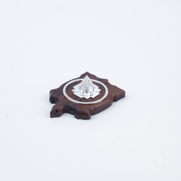 Silver Tortoise Shree Yantra
