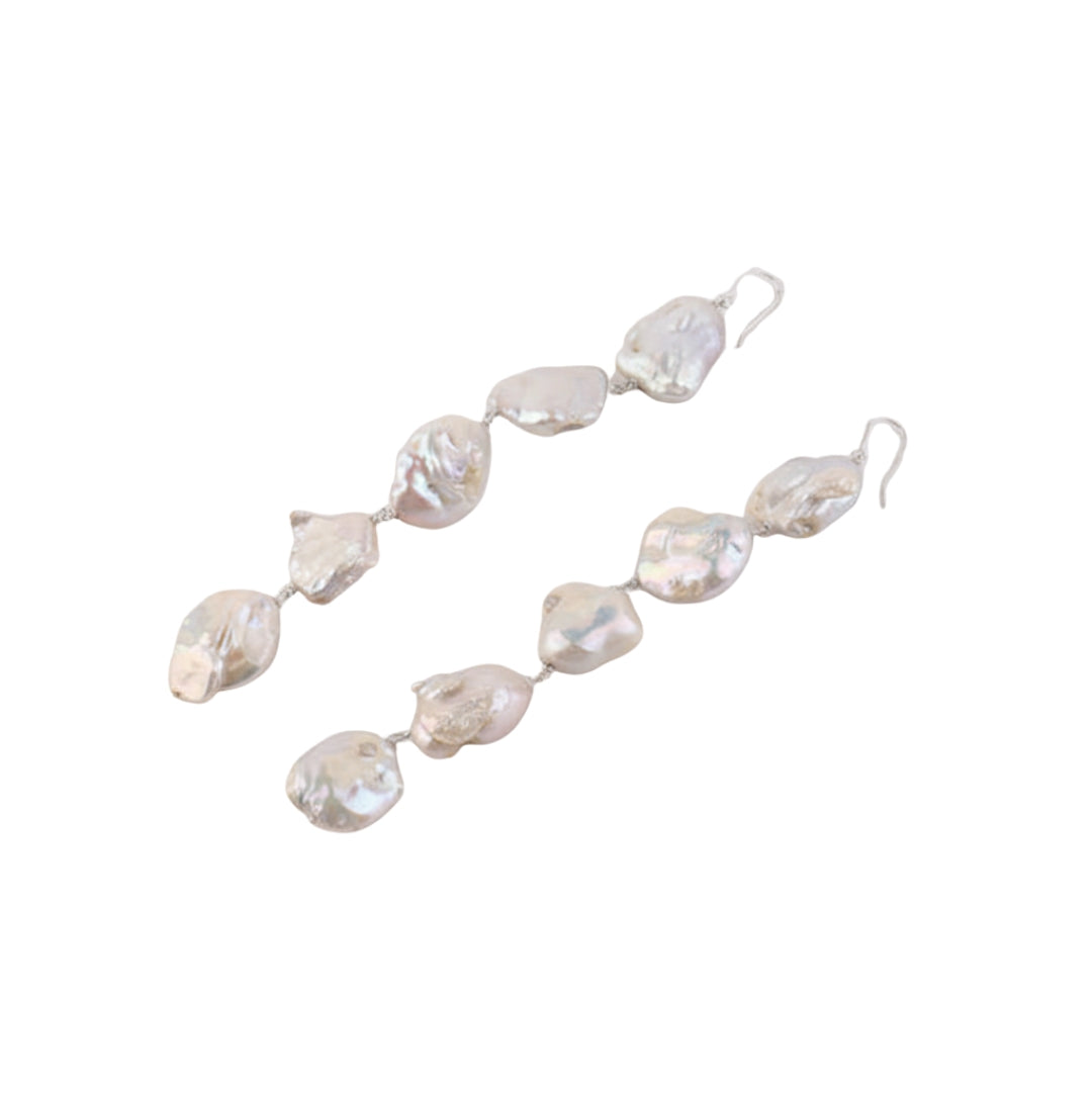 Luxe Earring - Baroque Pearls