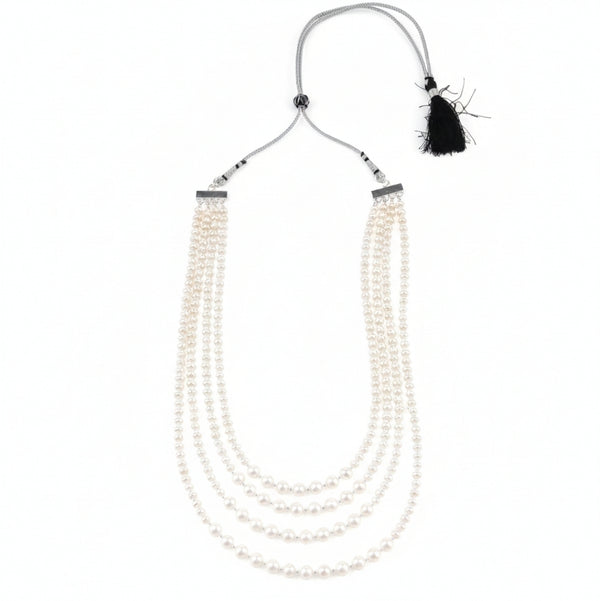 Luxe Necklace - Layered Fresh Water Pearls